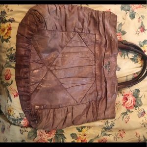 Prada authentic beigey pink leather bag